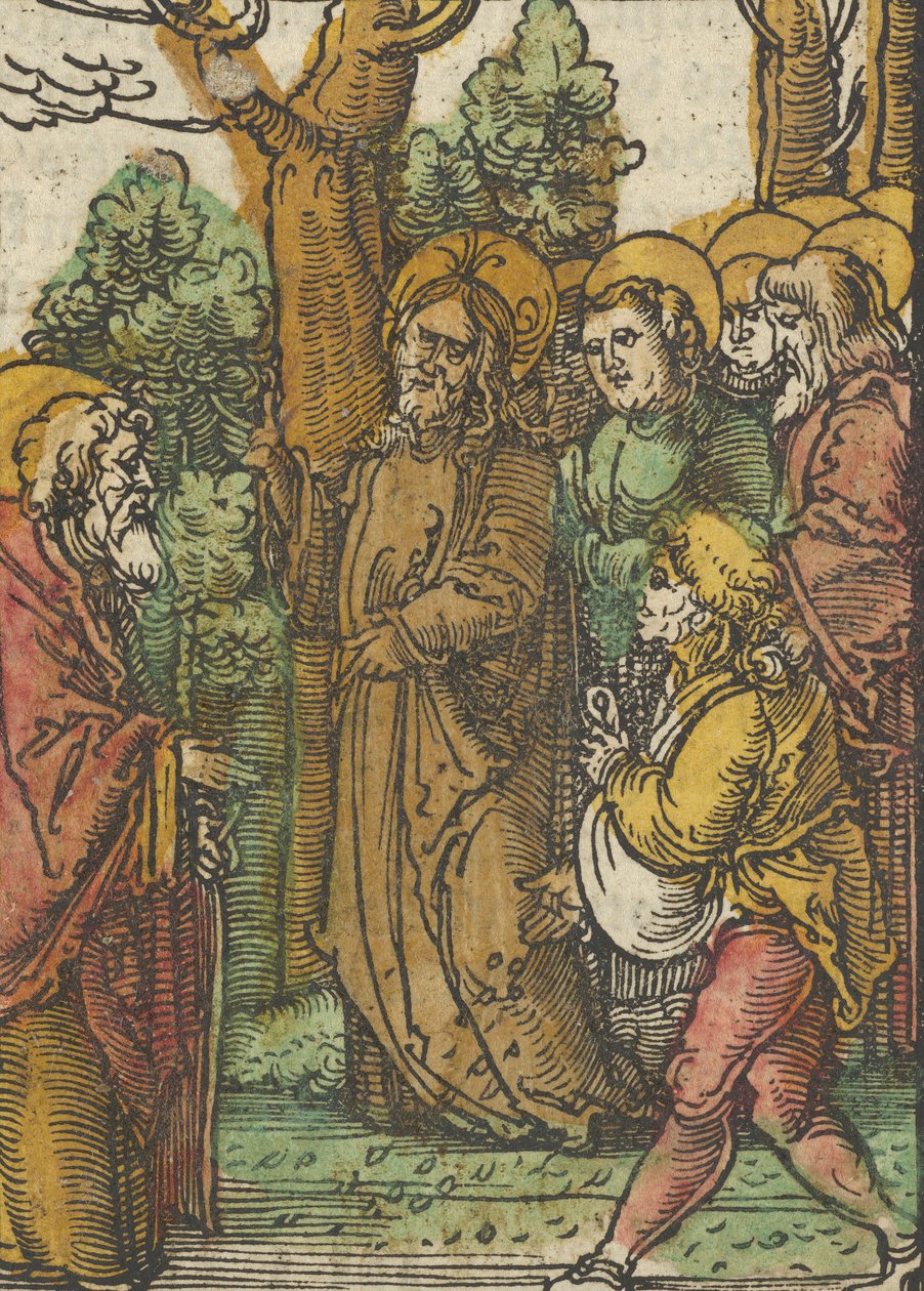 Példabeszéd a magvetőről és a gyomokról, a Das Plenariumból, 1517. alkotó: Hans Schäufelein the Elder