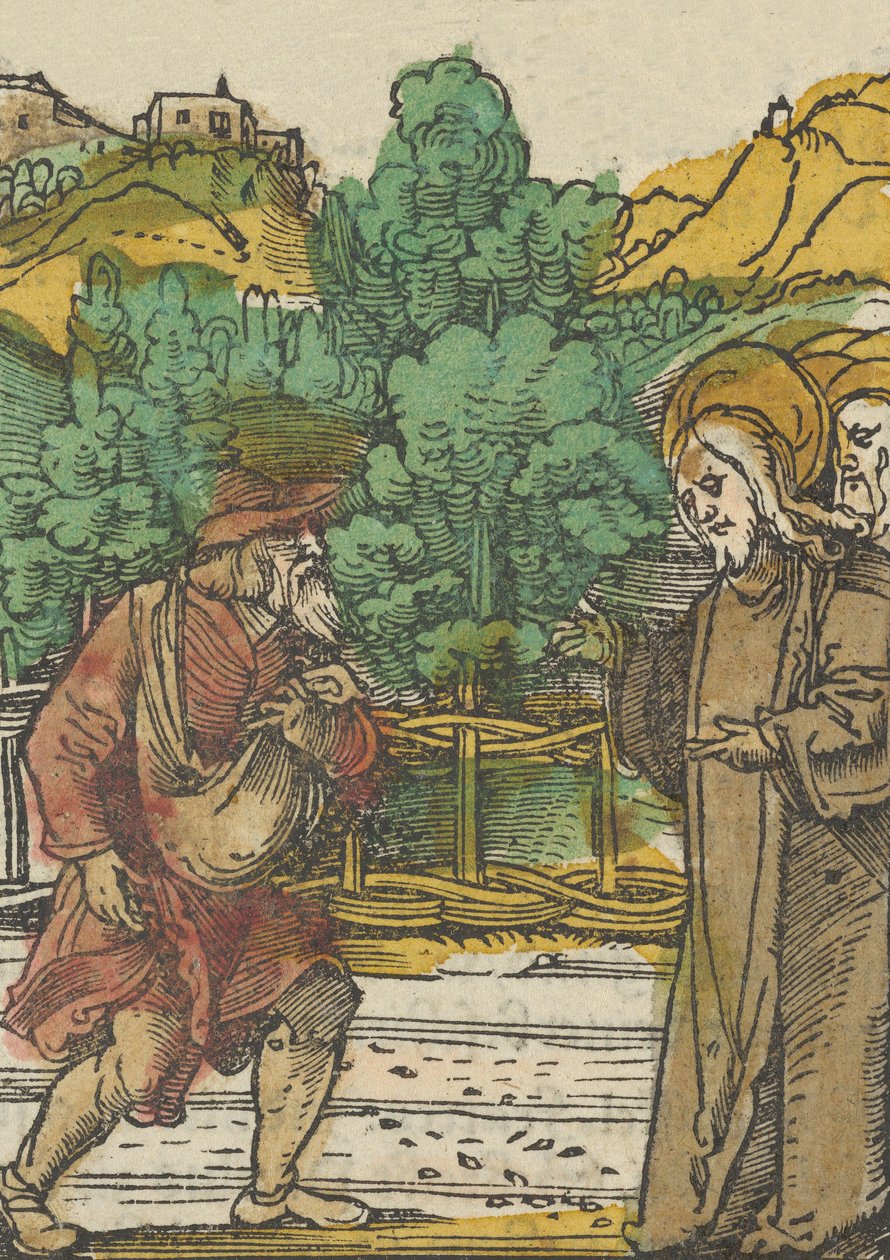 A magvető példázata, a Das Plenariumból, 1517. alkotó: Hans Schäufelein the Elder