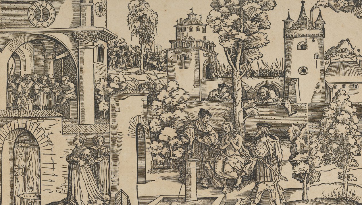 Susanna története, 1536. alkotó: Hans Schäufelein the Elder
