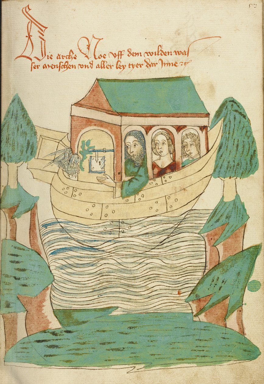A galamb visszatér Noé bárkájához, 1469 alkotó: Hans Schilling