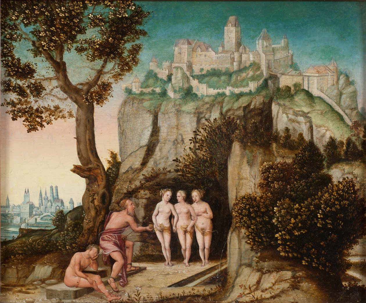 A párizsi ítélet, 1540-60 körül alkotó: Hans Schöpfer