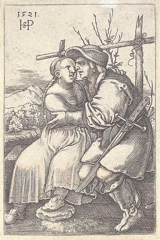 Farmer és szeretője alkotó: Hans Sebald Beham