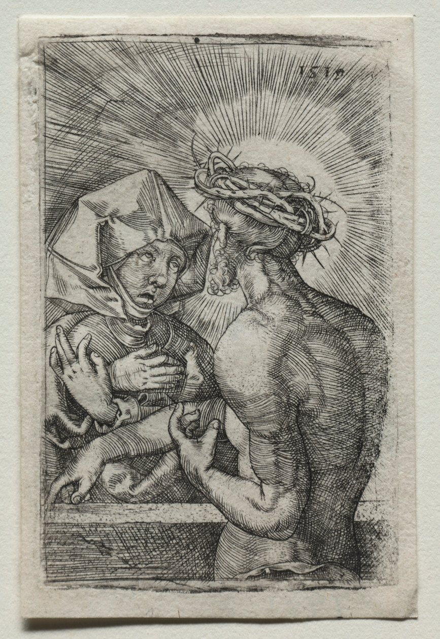 Krisztus és a Szűz, 1519. alkotó: Hans Sebald Beham