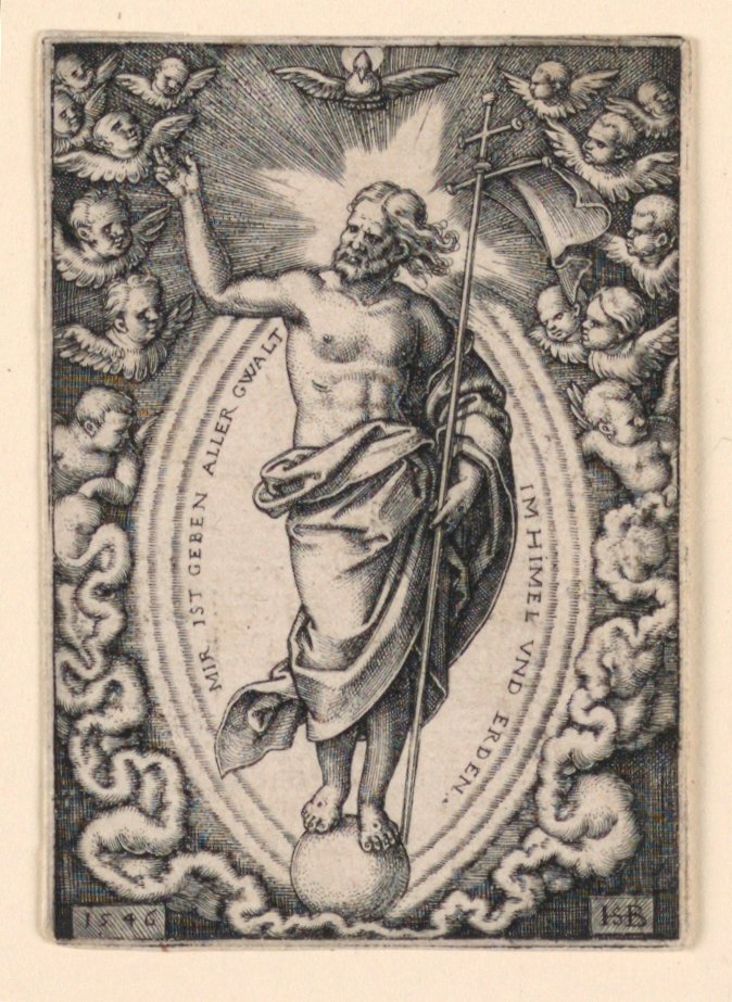 Krisztus a Földön alkotó: Hans Sebald Beham