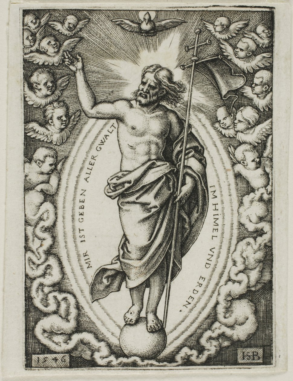 Krisztus a Földön alkotó: Hans Sebald Beham