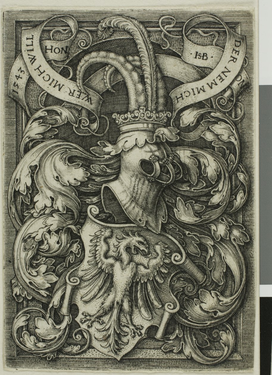 Címer sassal alkotó: Hans Sebald Beham