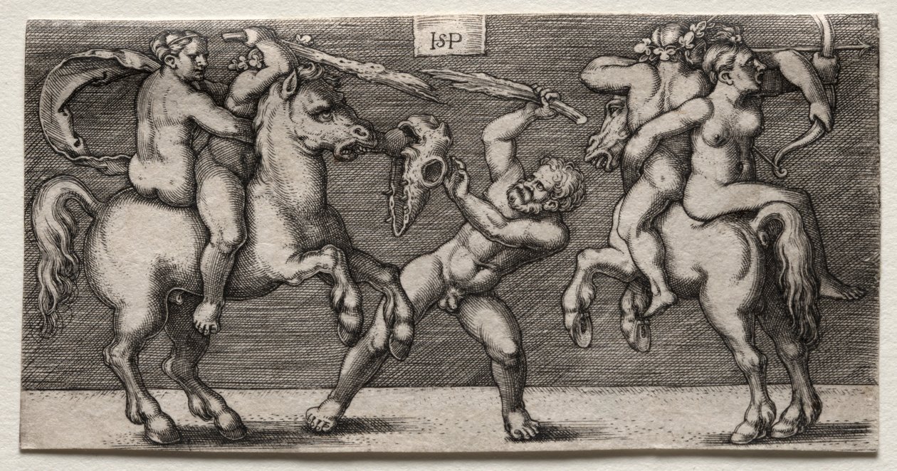 Három ember harca, 1546-1547. alkotó: Hans Sebald Beham