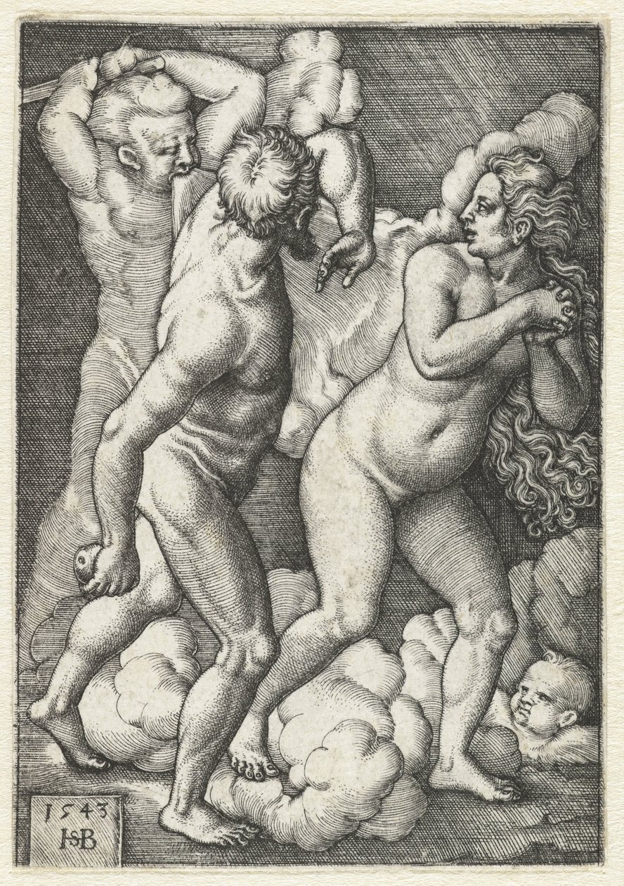 Kiűzetés a Paradicsomból alkotó: Hans Sebald Beham