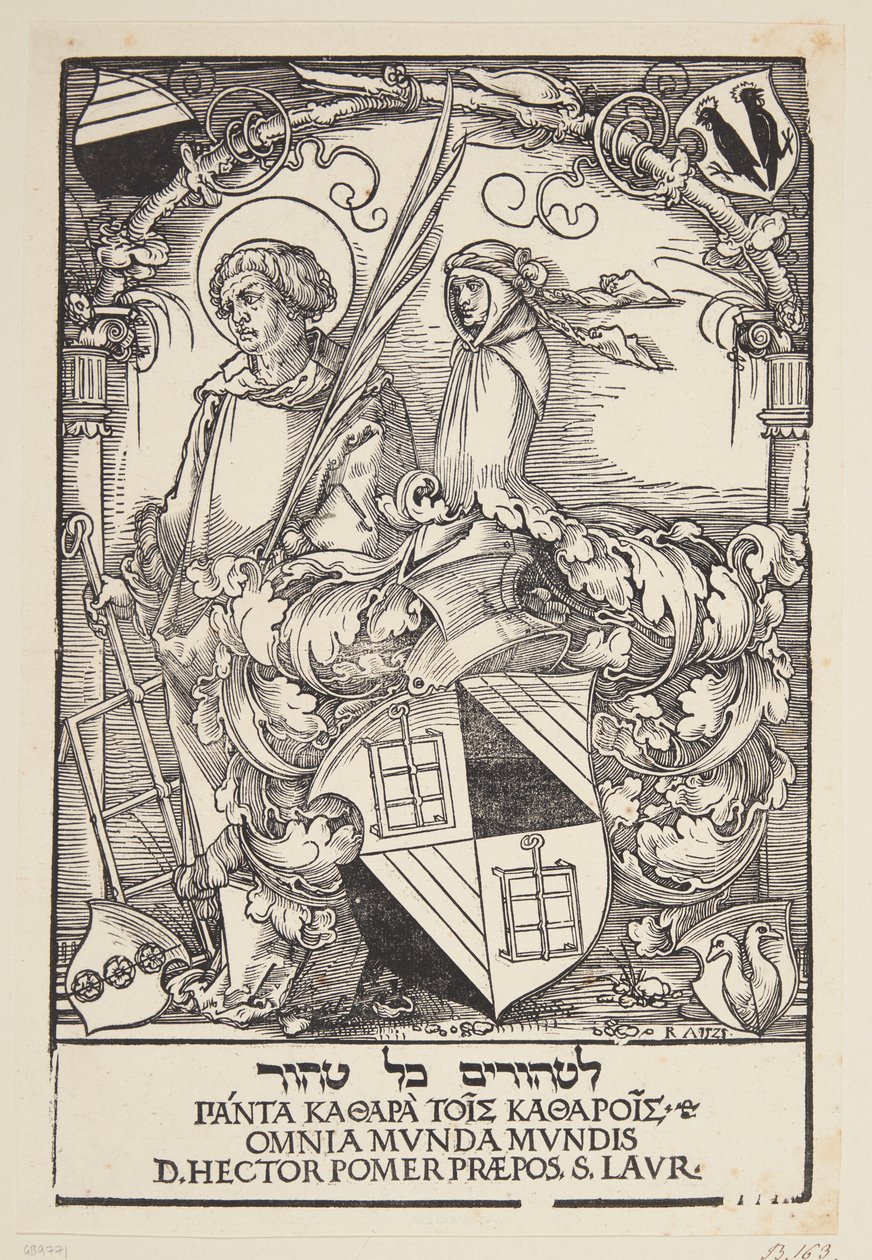 Hector Pömer exlibrisei alkotó: Hans Sebald Beham