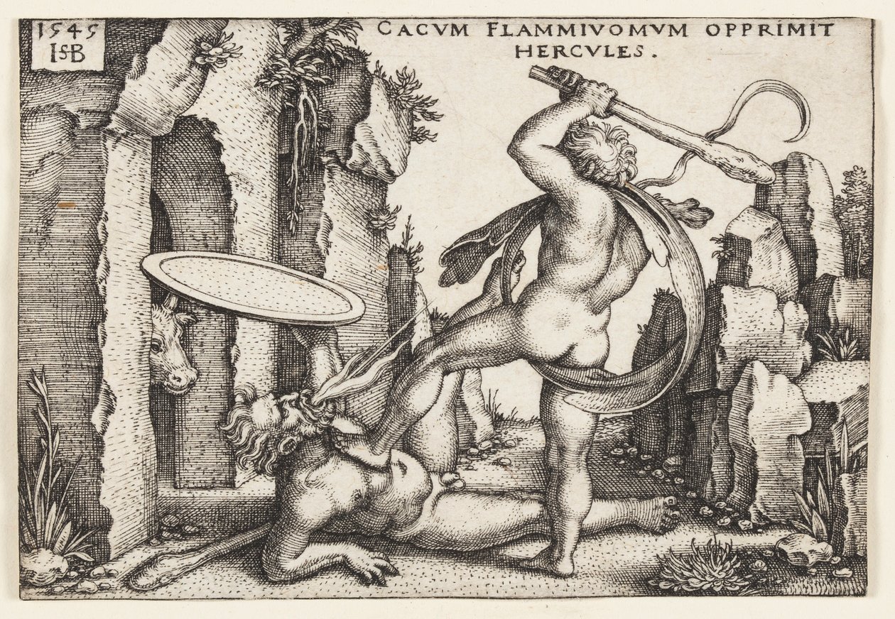 Herkules és Kákusz alkotó: Hans Sebald Beham