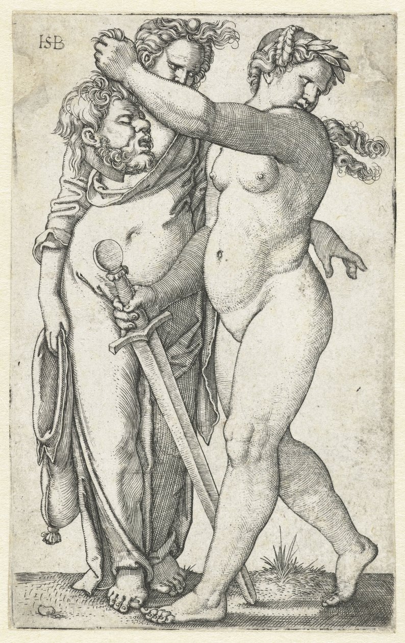 Judit Holofernész fejével és szolgálólányával alkotó: Hans Sebald Beham