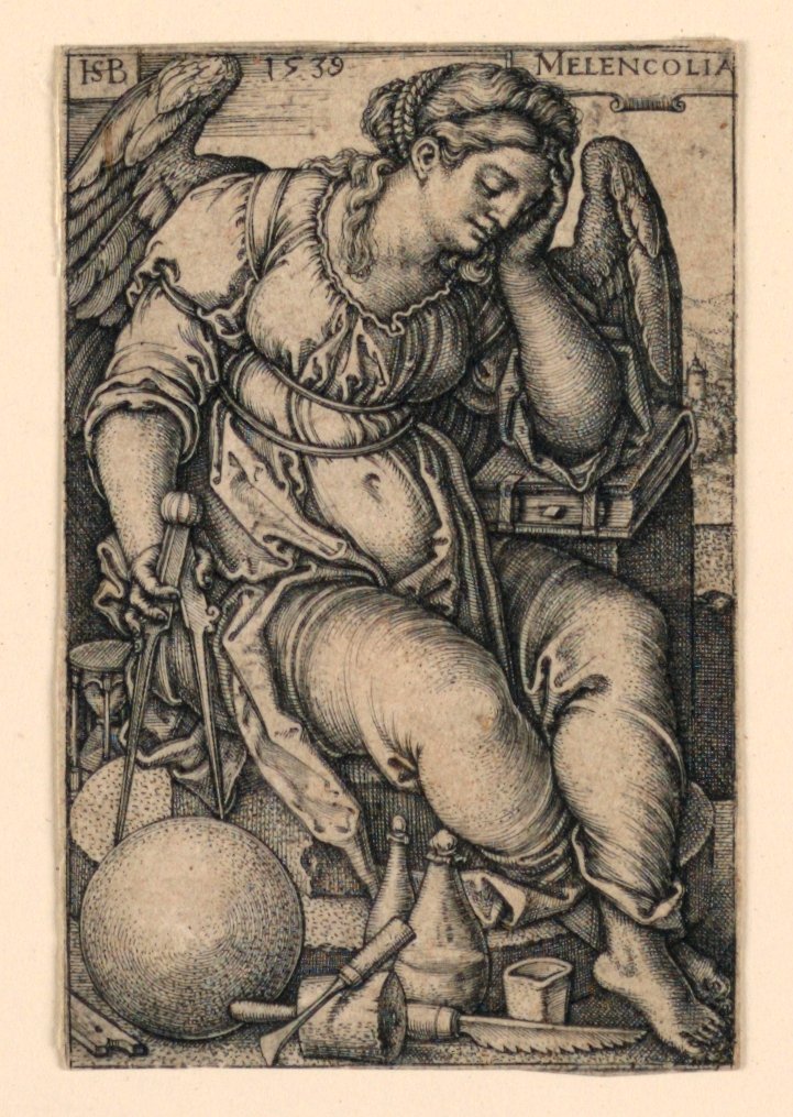 Melenkólia (melankólia) alkotó: Hans Sebald Beham