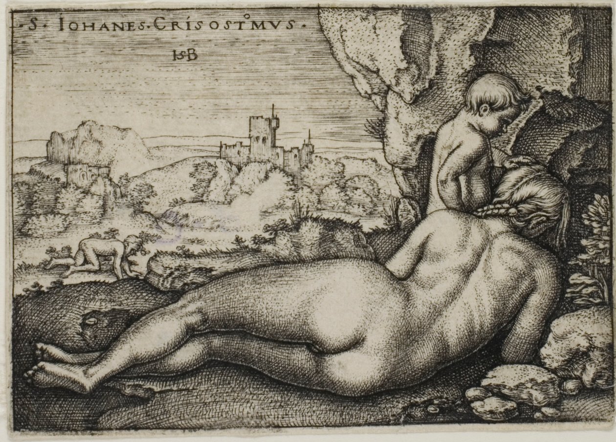 Chrysostomus Szent János vezeklése alkotó: Hans Sebald Beham