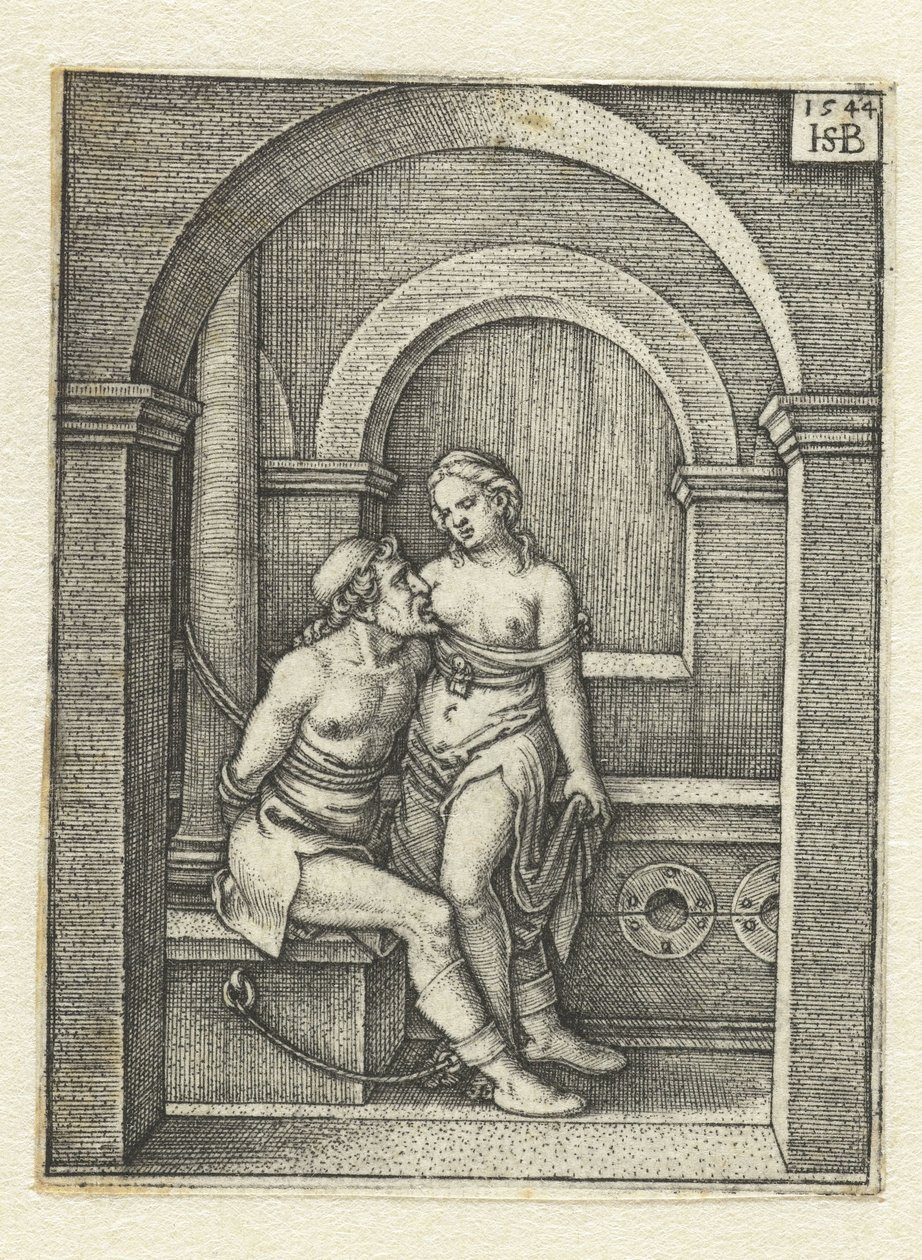 Pero szopók láncra verték Cimont a börtönben Caritas Romana alkotó: Hans Sebald Beham