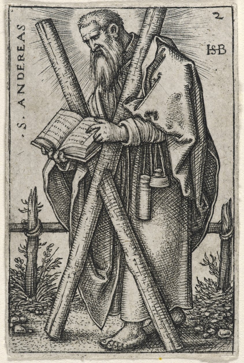 Szent András, 1541-46 alkotó: Hans Sebald Beham