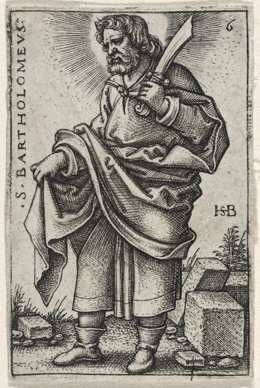 Szent Bertalan, 1541-46 alkotó: Hans Sebald Beham