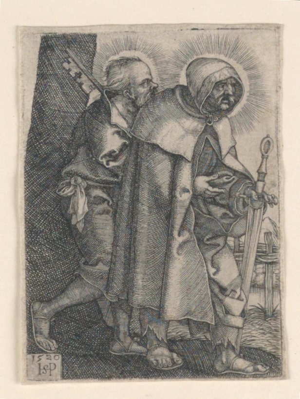 Szent Péter és Szent Pál alkotó: Hans Sebald Beham