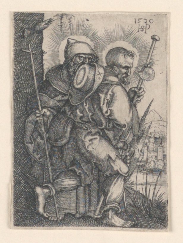 Szent Fülöp és Szent Jakab őrnagy alkotó: Hans Sebald Beham