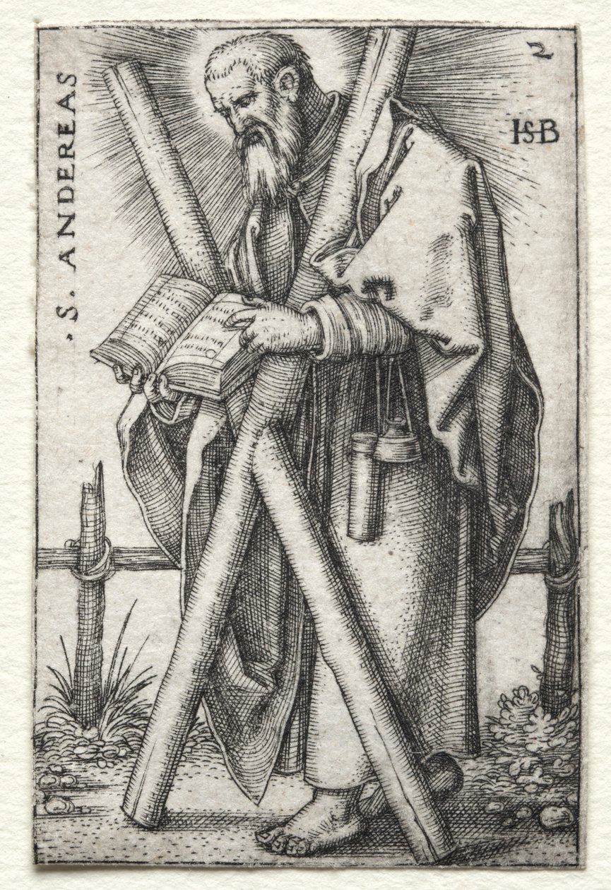 Szent András, 1545-1546. alkotó: Hans Sebald Beham