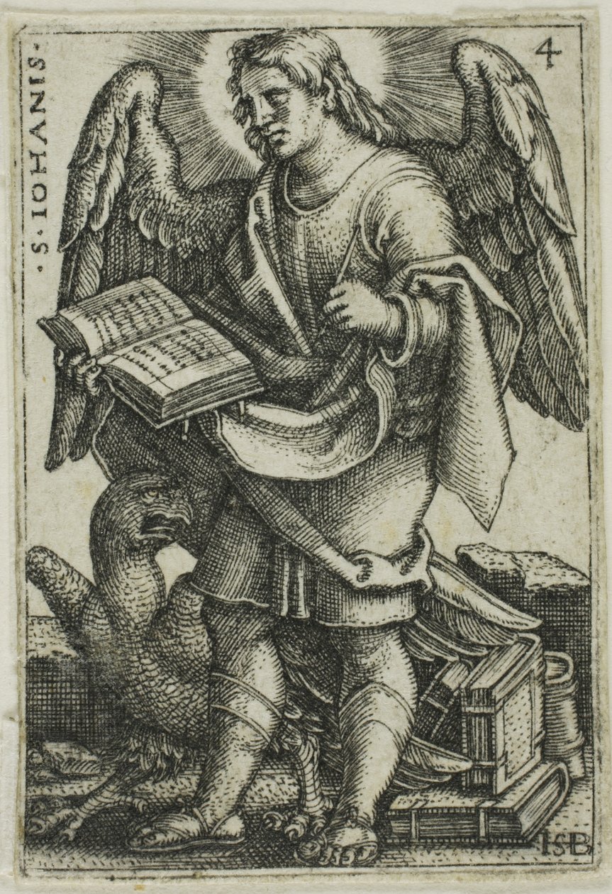 Szent János, A négy evangélistából alkotó: Hans Sebald Beham
