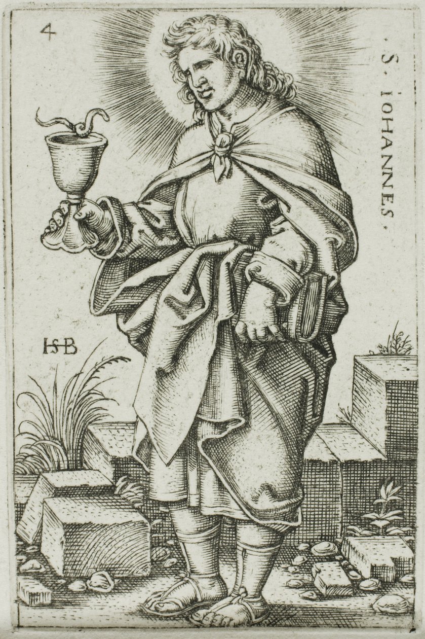 Szent János, 4. tábla A tizenkét apostolból alkotó: Hans Sebald Beham