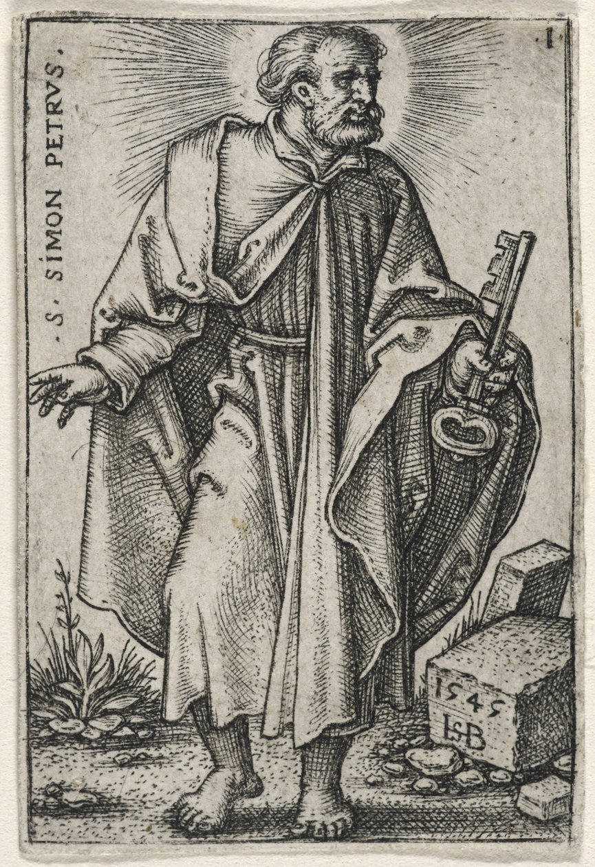 Szent Péter, 1541-46 alkotó: Hans Sebald Beham