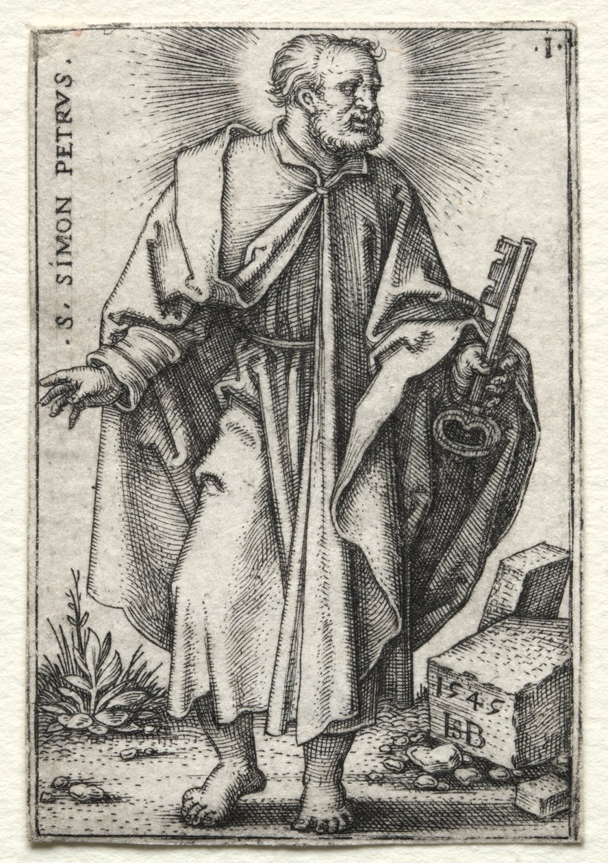 Szent Simon Péter alkotó: Hans Sebald Beham