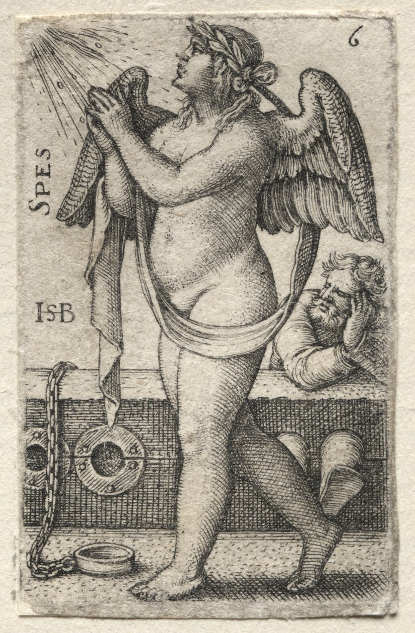 Isten ismerete és a hét kardinális erény: Remény - Spes alkotó: Hans Sebald Beham