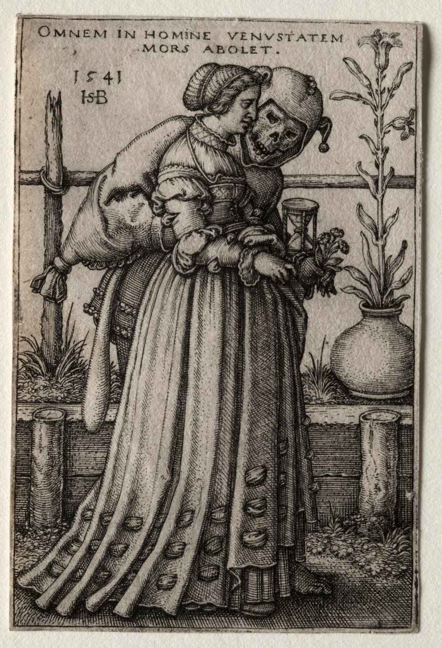 A Bolondnak álcázott Halál Asszonya, 1541. alkotó: Hans Sebald Beham