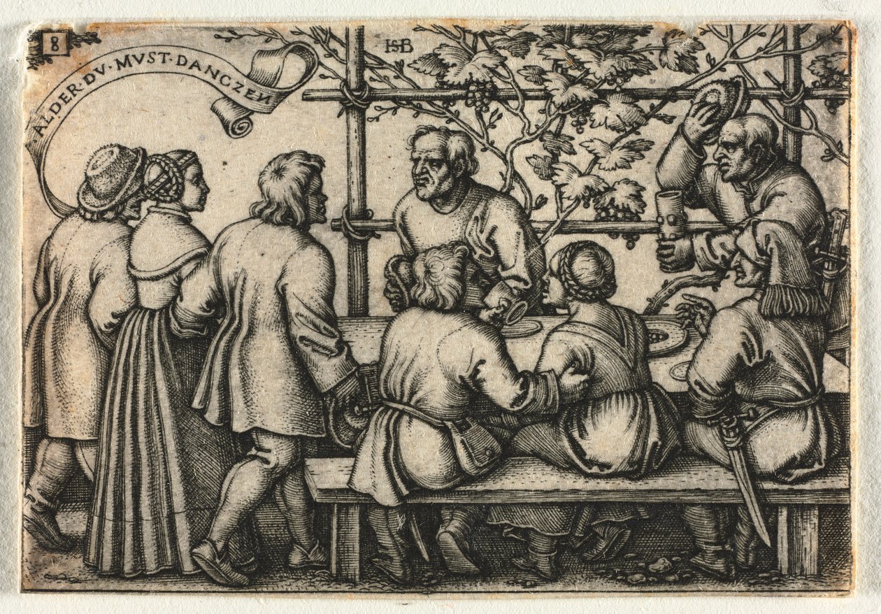 A parasztlakodalom avagy a tizenkét hónap: 8. sz alkotó: Hans Sebald Beham
