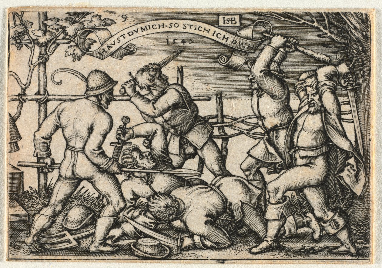 A parasztlakodalom avagy a tizenkét hónap: 9. sz alkotó: Hans Sebald Beham