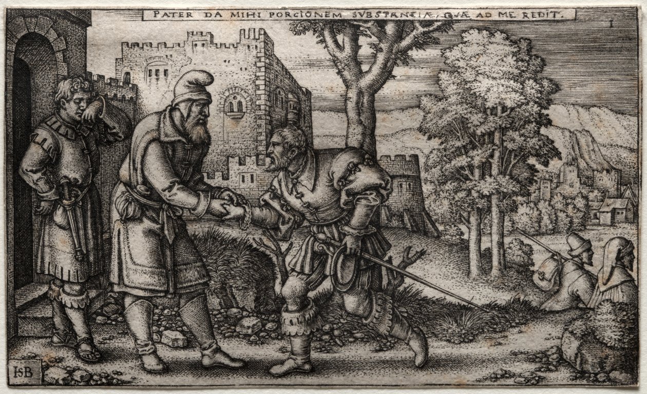 A tékozló fiú alkotó: Hans Sebald Beham