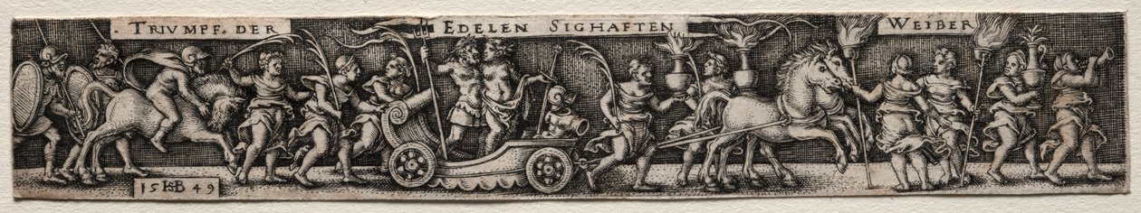 A nők diadala, 1549. alkotó: Hans Sebald Beham