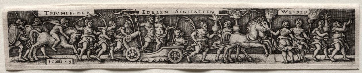 A nők diadala, 1549. alkotó: Hans Sebald Beham