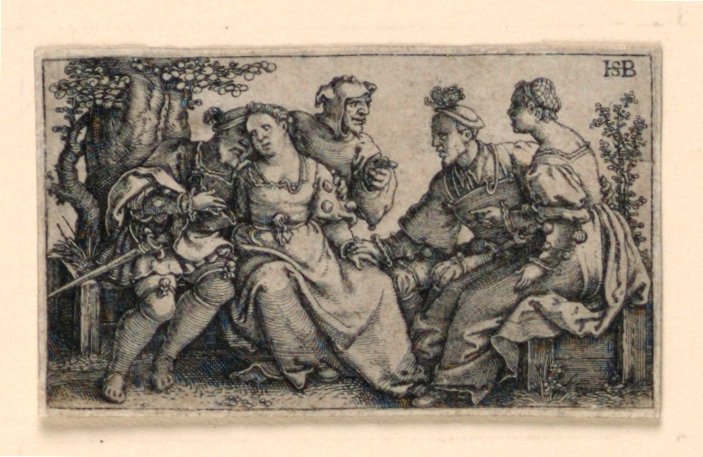 Két pár és a búbos alkotó: Hans Sebald Beham