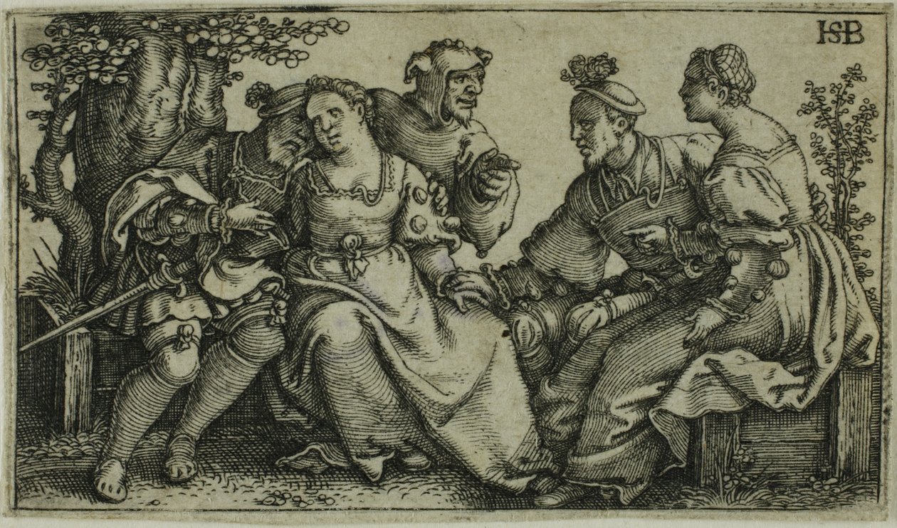 Két pár és a búbos alkotó: Hans Sebald Beham