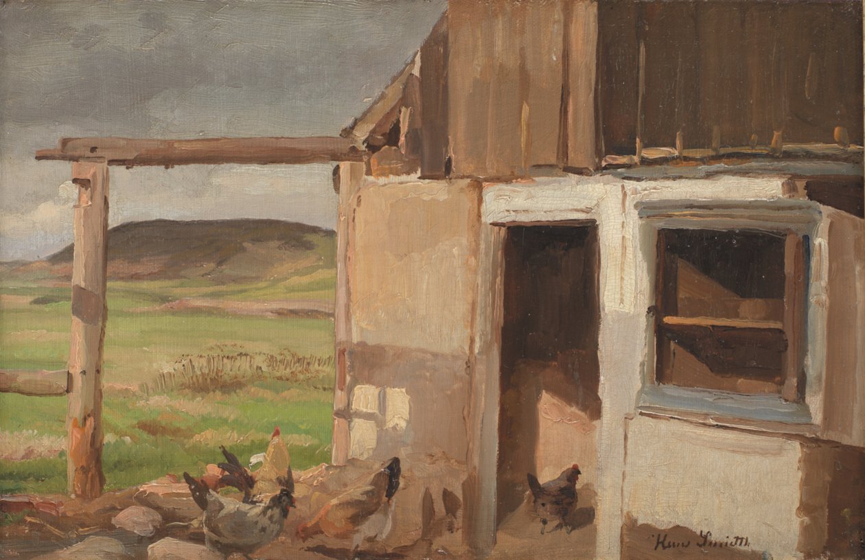 Ház csirkefogóval alkotó: Hans Smidth