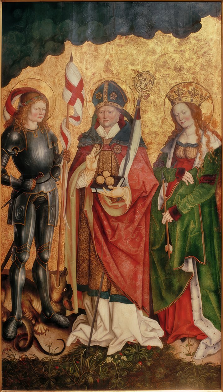 Szent György, Miklós, Ursula alkotó: Hans Strüb