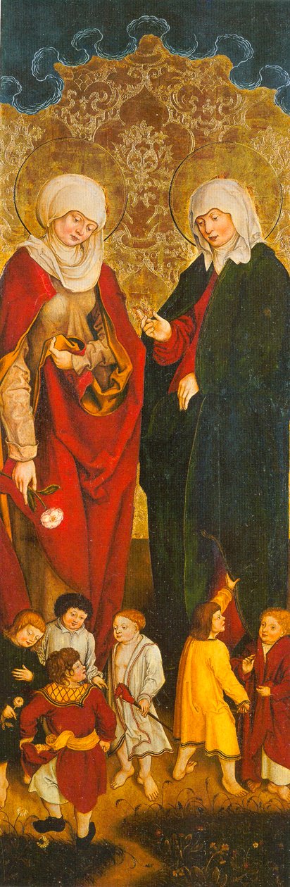 Német: Maria Salome und Maria Cleophae Maria Salome und Maria Cleophae Maria Salome und Maria Cleophae alkotó: Hans und Jakob Strüb