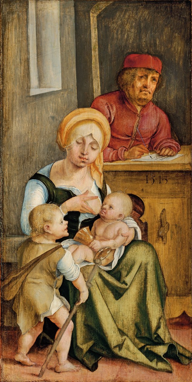 Mary Clopas és családja, 1515 alkotó: Hans Suess Kulmbach