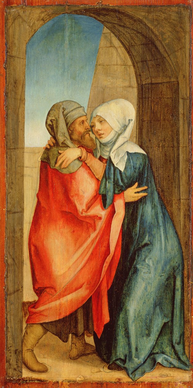 Joachim és Anne találkozása alkotó: Hans Suess Kulmbach
