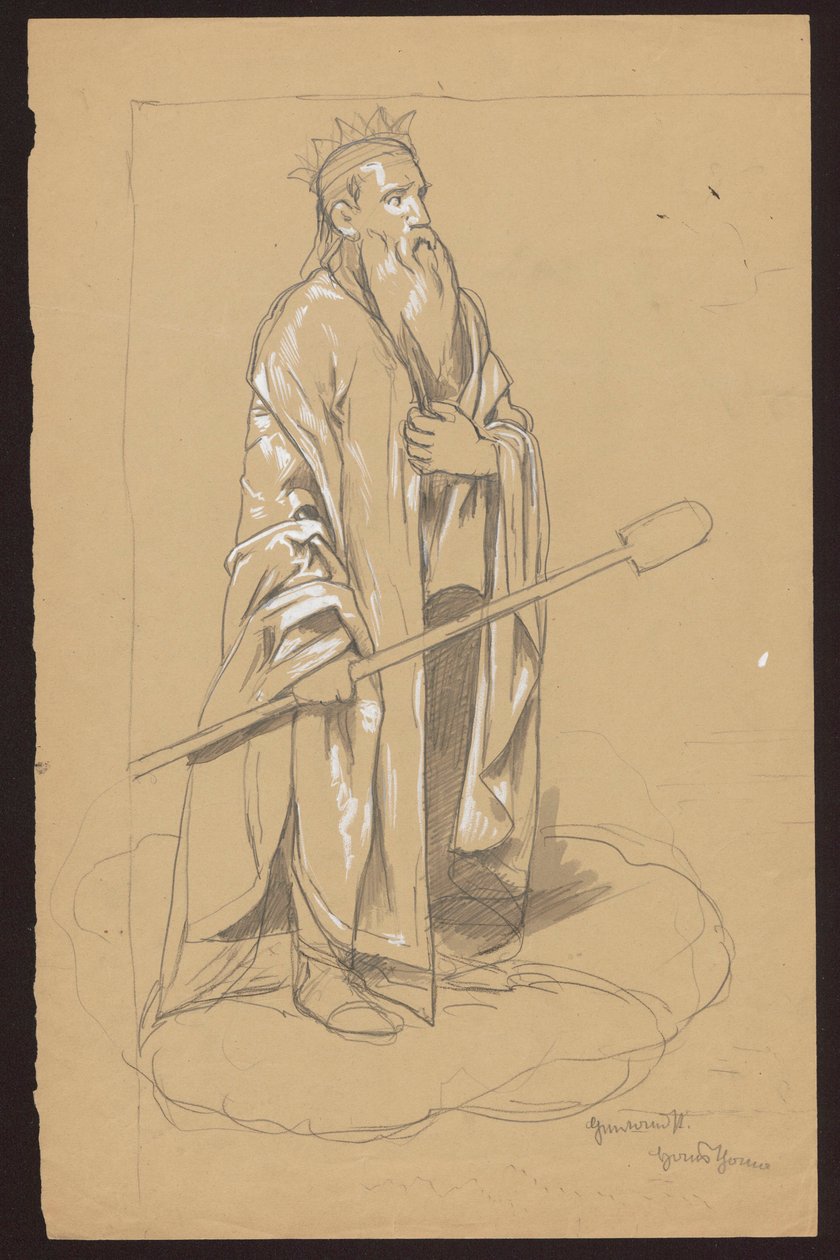A január allegóriája alkotó: Hans Thoma