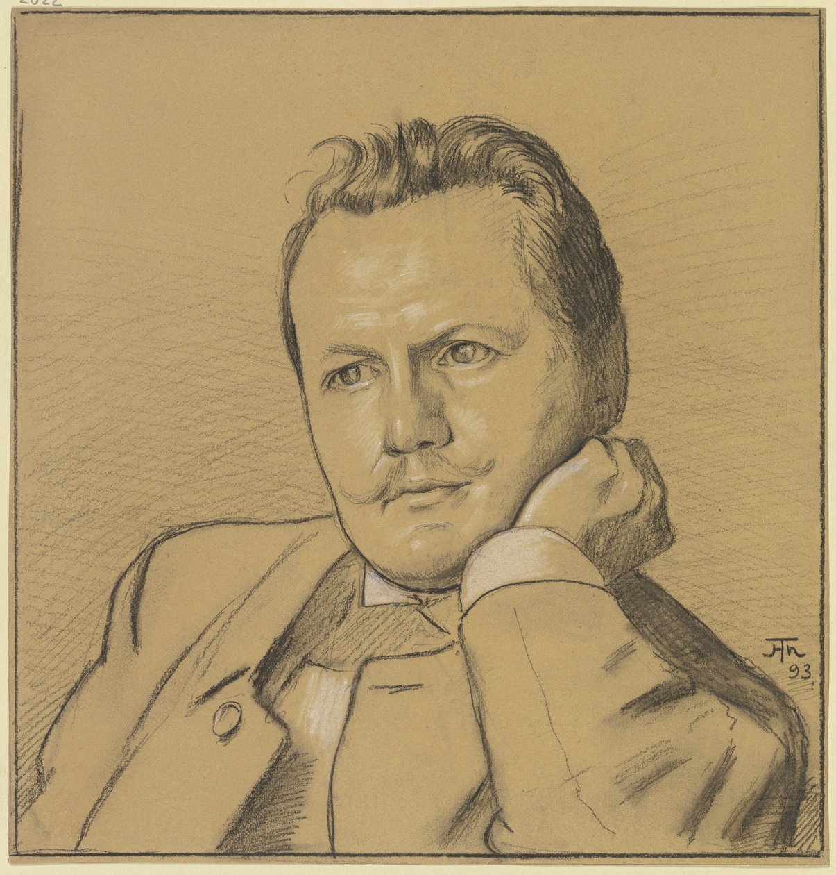 Otto Julius Bierbaum portréja alkotó: Hans Thoma