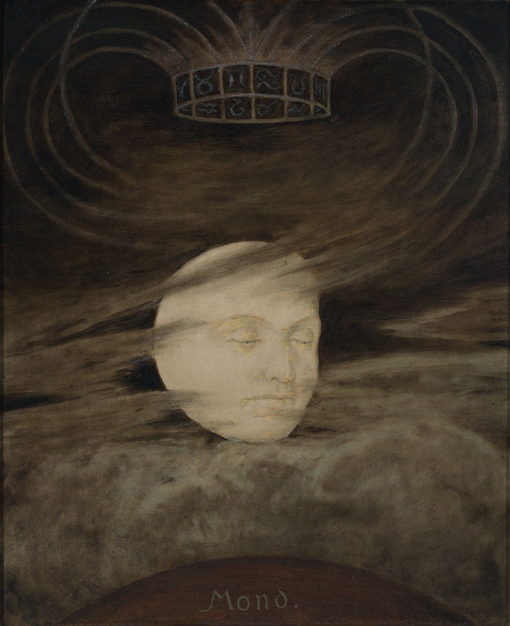 A Hold alkotó: Hans Thoma