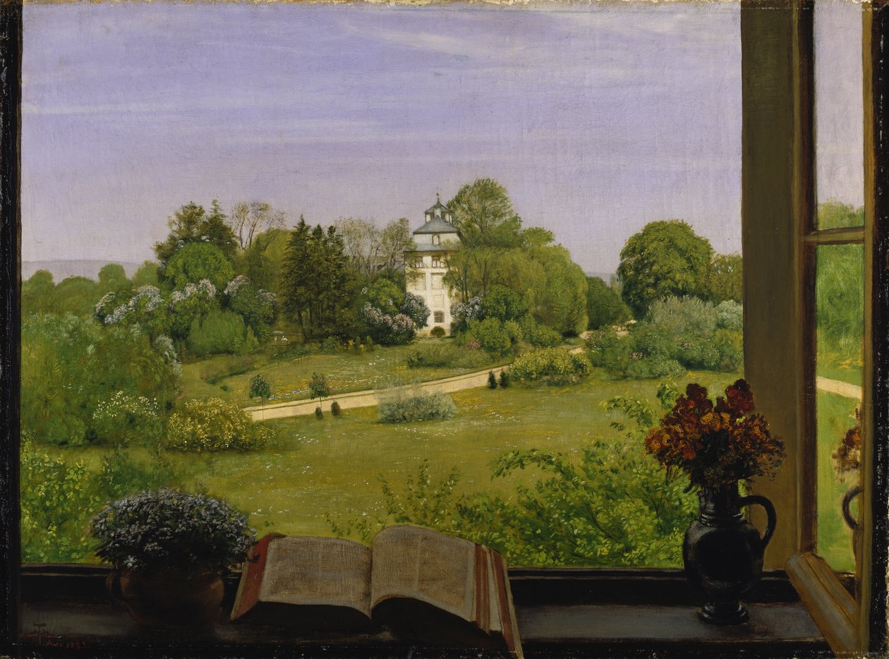 „Die Öd” - Kilátás a Holzhausenparkra alkotó: Hans Thoma