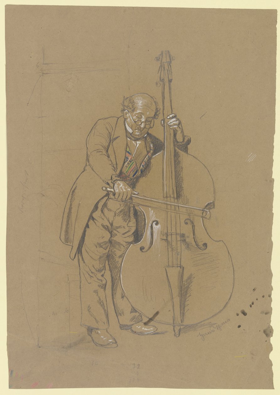 Kontrabasszusos alkotó: Hans Thoma