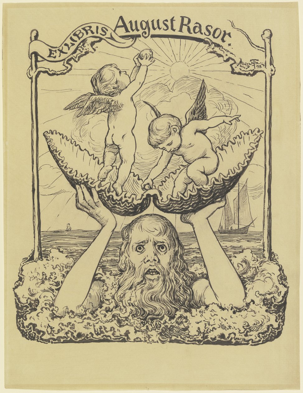 August Rasor könyveiből alkotó: Hans Thoma