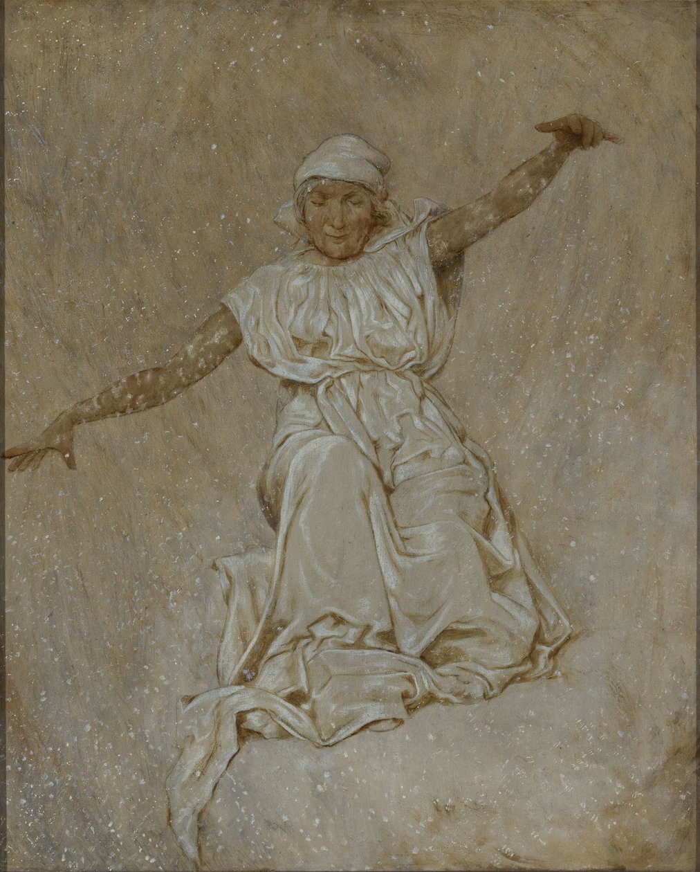 Február (Holle asszony) alkotó: Hans Thoma