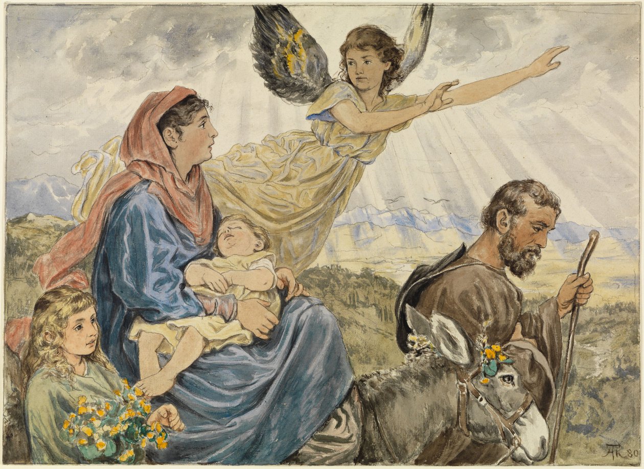 Menekülés Egyiptomba alkotó: Hans Thoma