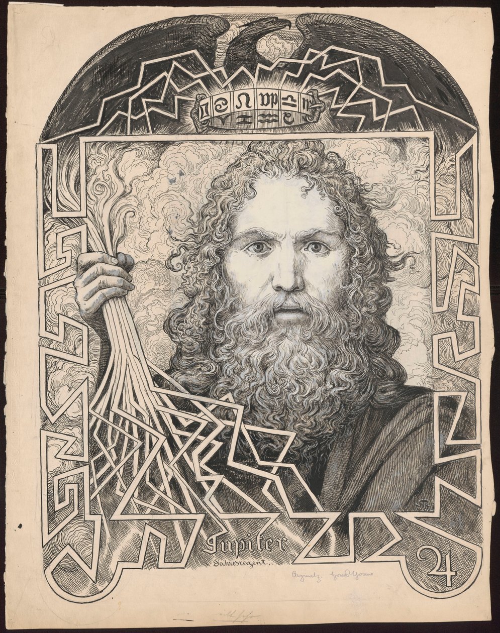 Jupiter alkotó: Hans Thoma